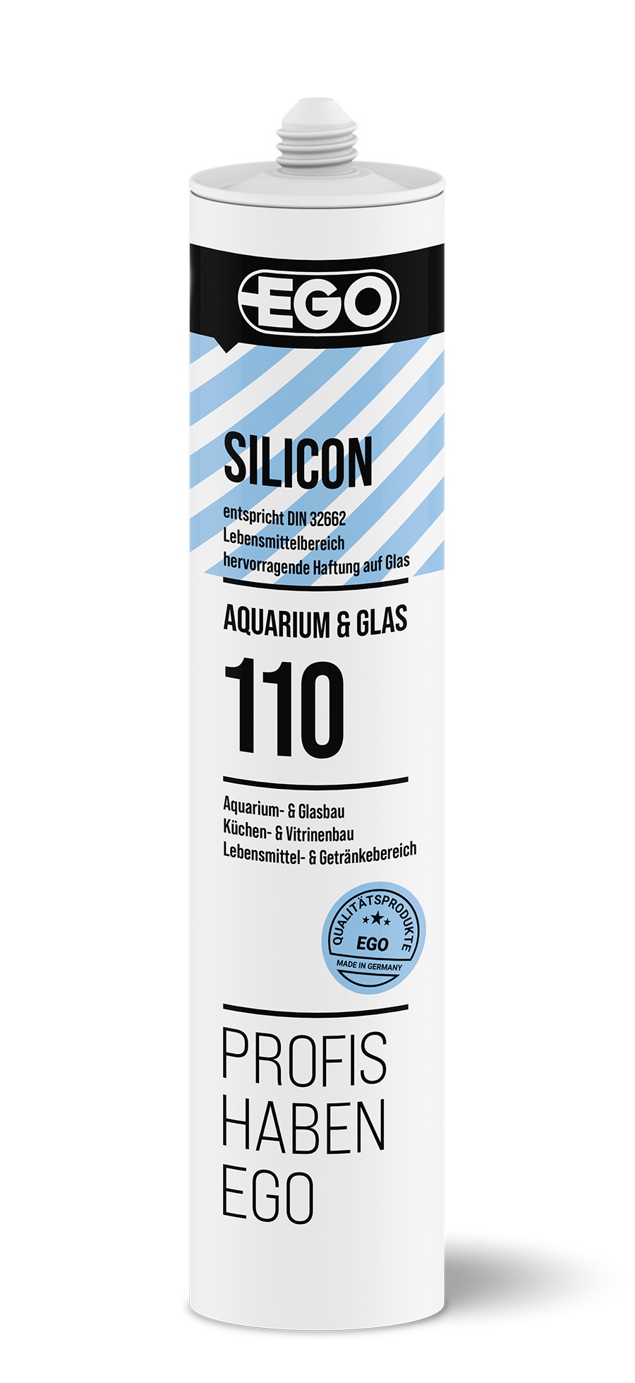 EGOSILICON 110 AQUARIUM & GLAS aluminium 310 ml Kartusche