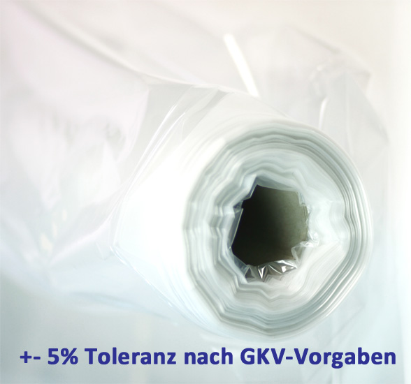 Baufolie transluzent nach GKV-Vorgaben